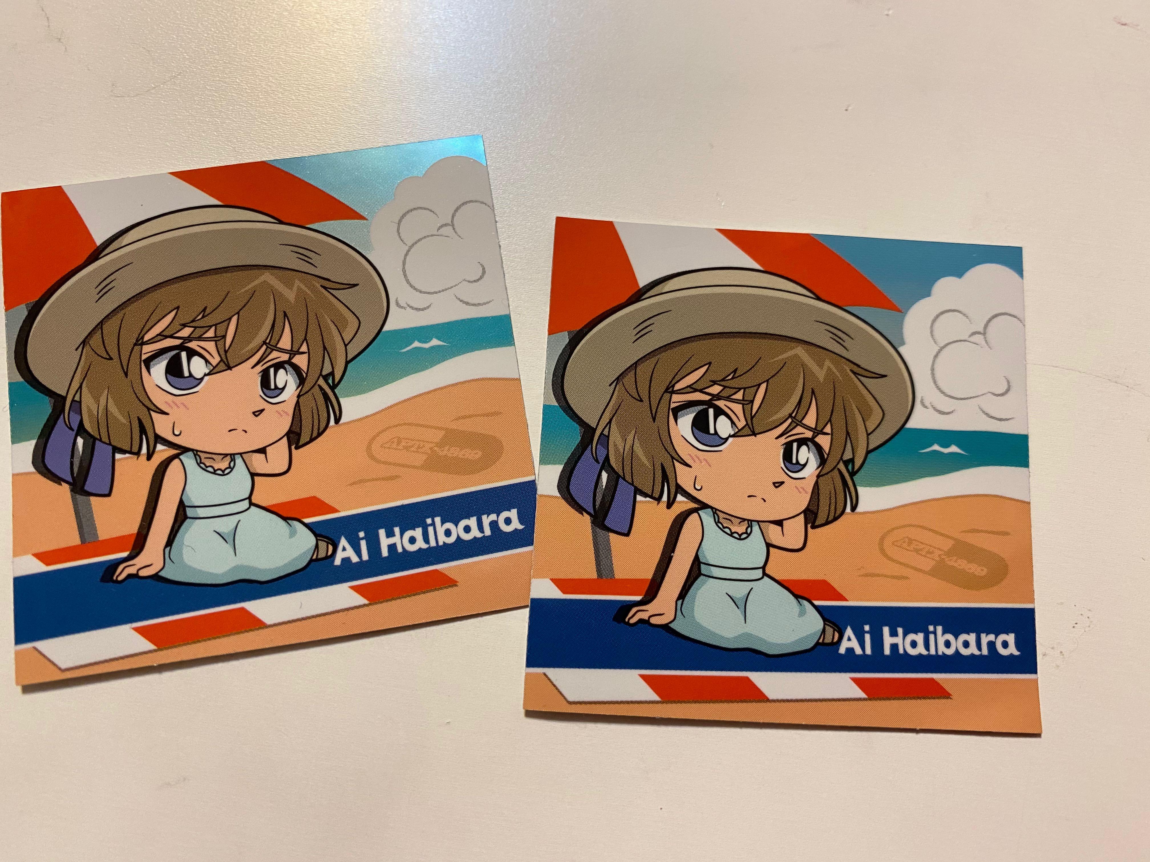 名偵探柯南貼紙日本正版江戶川柯南灰原哀赤井秀一步美毛利蘭安室透緋色的彈丸工藤新一基德服部平次 興趣及遊戲 古董收藏 日本明星