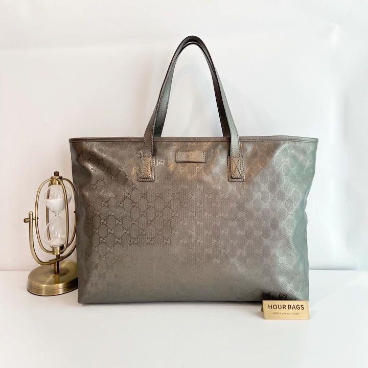 Gucci metallic tote bag sales