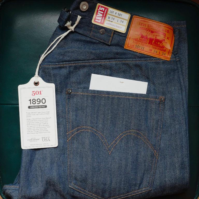 LVC 1890 W34美國製絕版501 Levi's Vintage Clothing MADE IN USA Cone