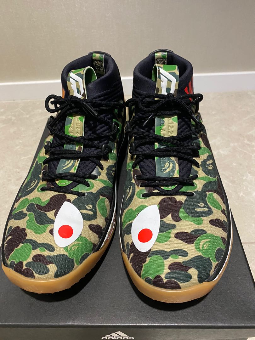 Adidas Bape Dame 4 Men s Fashion Footwear Sneakers on Carousell