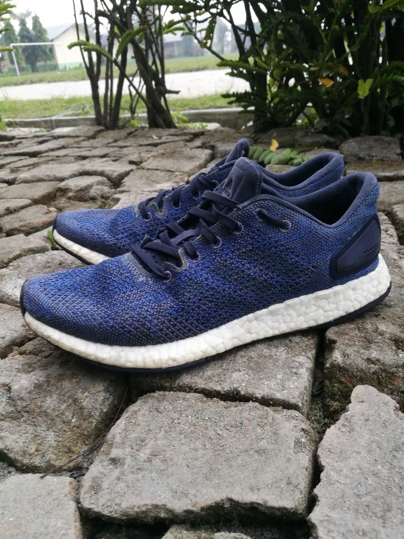 Adidas pure boost blue hot sale
