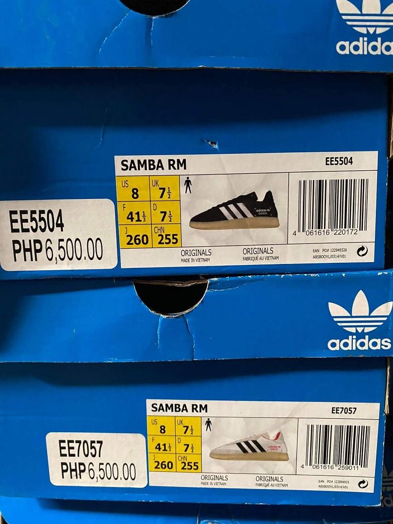 Samba rm hotsell sizing