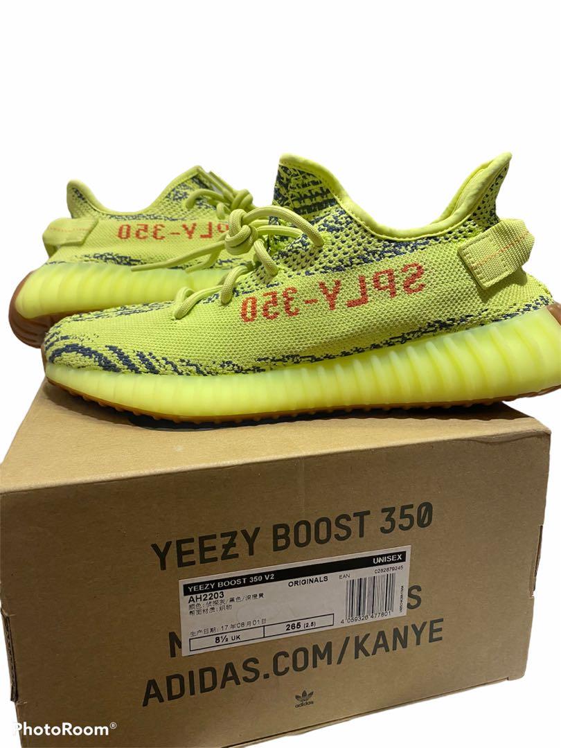Yeezy boost 35 v2 semi frozen yellow sales restock