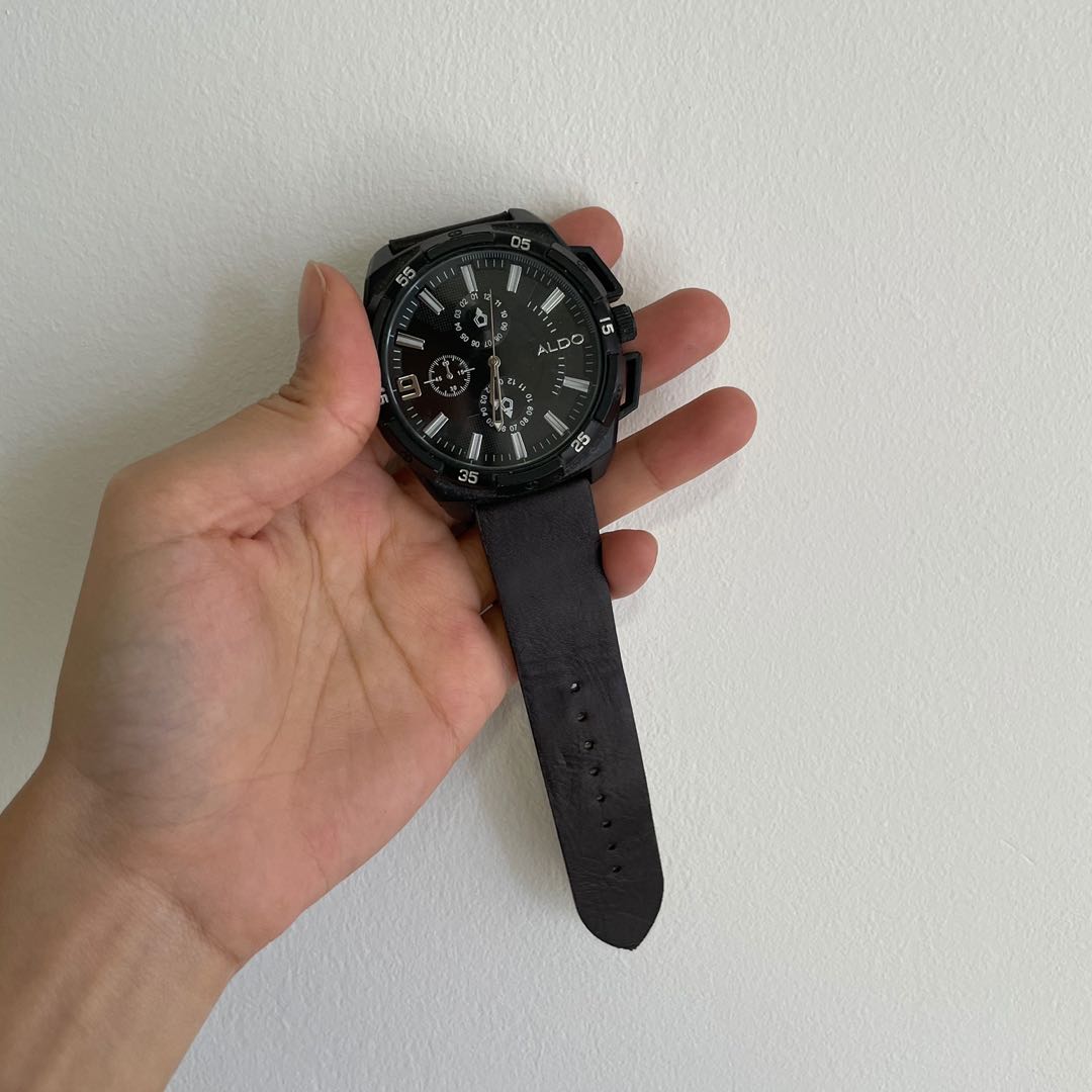 Aldo black shop watch