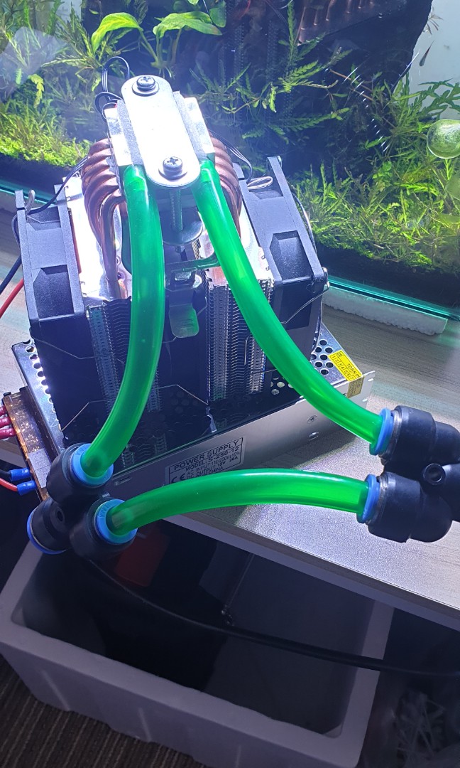 Aquarium Chiller Cooler Peltier 35L for 2ft tank version Triple