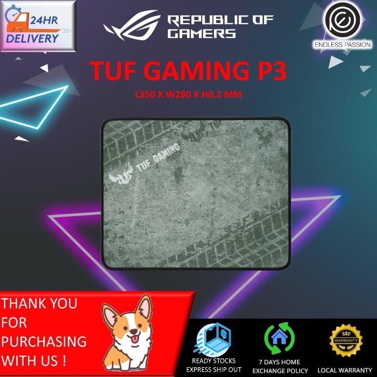 Asus Tuf P3 Gaming Mouse Pad Computers Tech Parts Accessories Mouse Mousepads On Carousell
