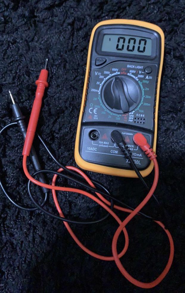 Multimeter Full Scale Deflection Ohms – NMGF
