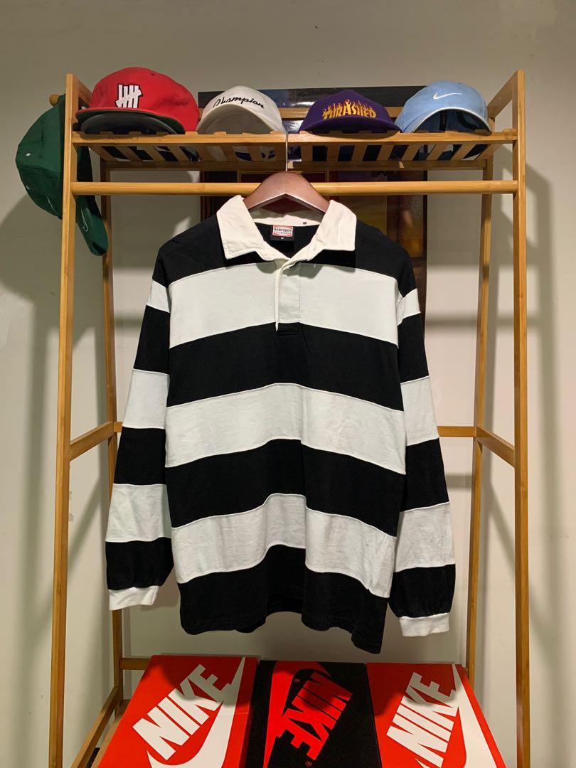 Barcedos Stripe Rugby Shirt Men S Fashion Clothes Tops On Carousell