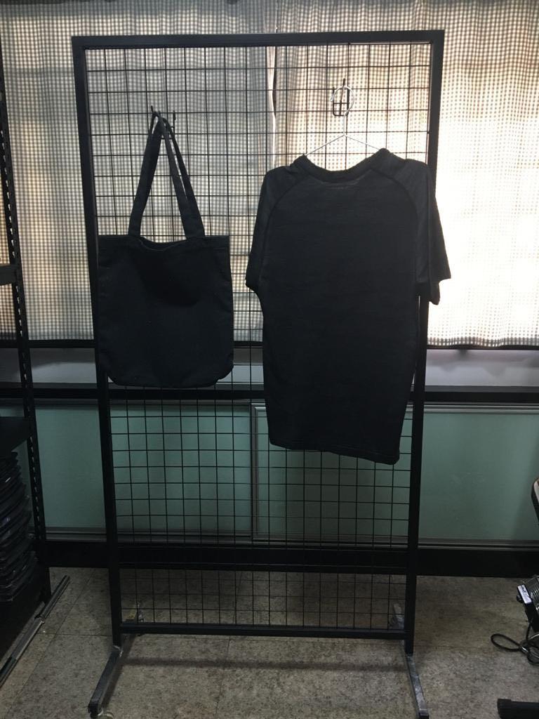 Steel Black display rack with roller, Furniture & Home Living ...