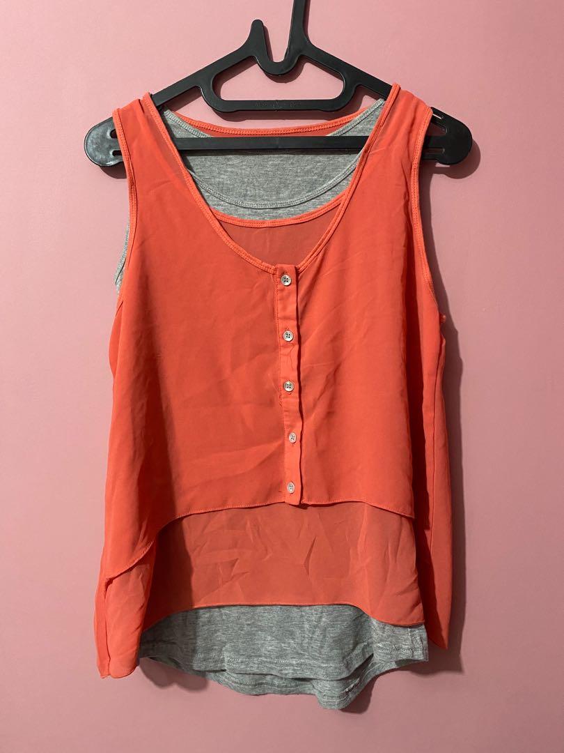 Blouse Tanpa Lengan Fesyen Wanita Pakaian Wanita Atasan Di Carousell