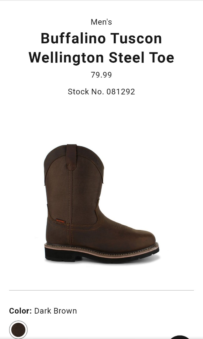 Buffalino work boots .