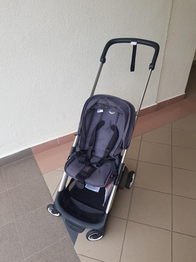 nuna stroller grey Nuna® Mixx™ Next Cosmopolitan Collection kidznbaby organic jersey removable inserts Torc T-50 Eight Ball Size:III (3-5wt)