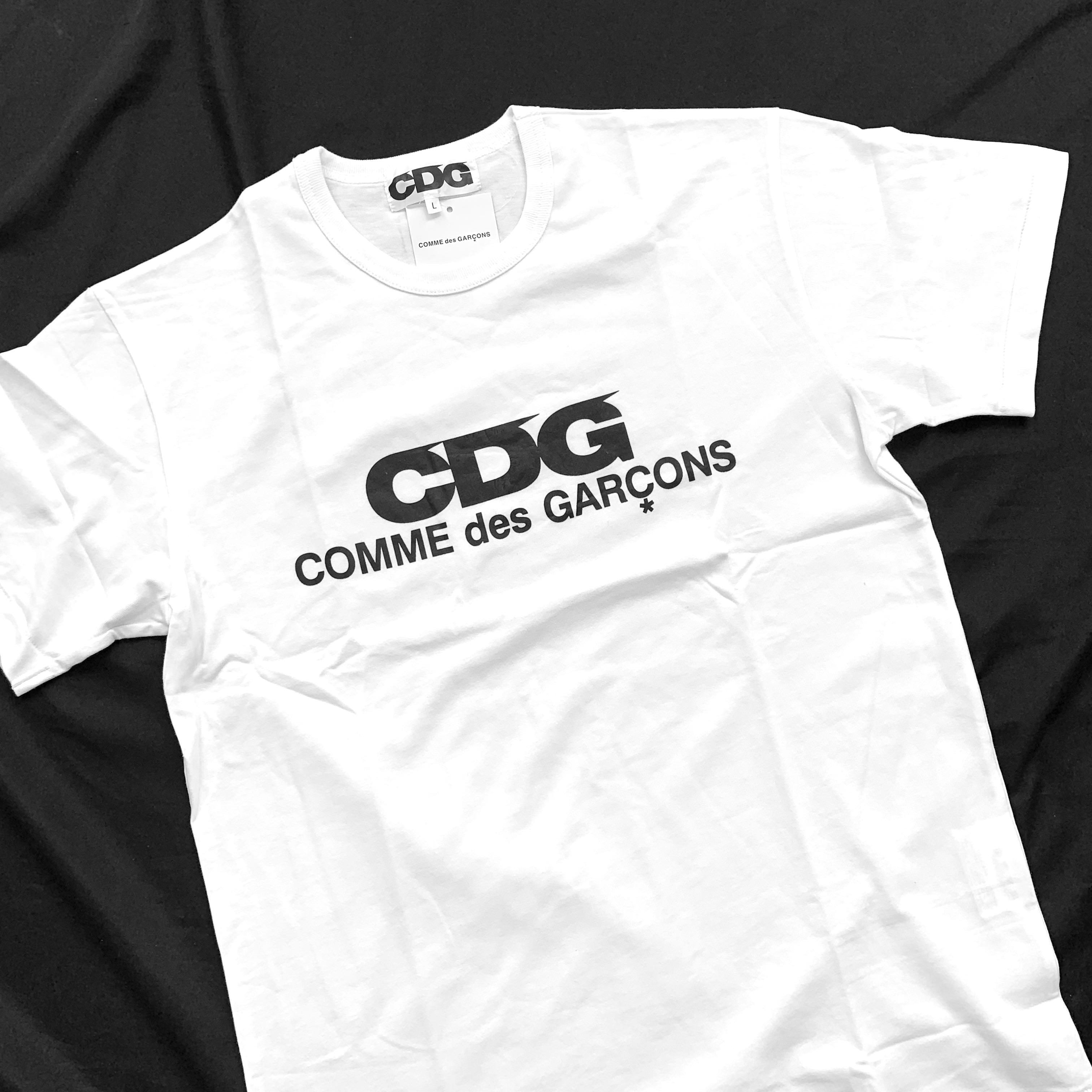 Cdg logo tee discount