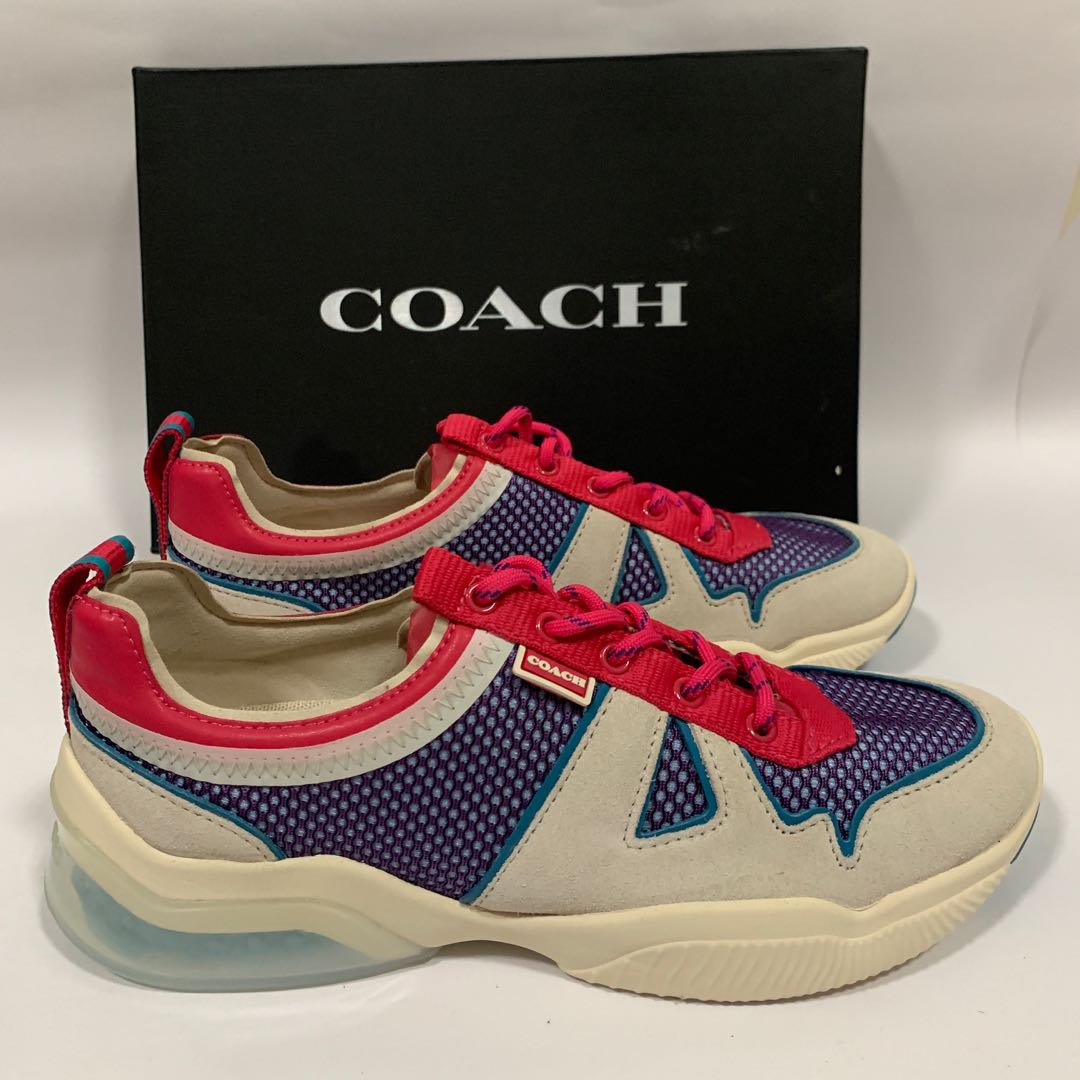 coach black sneakers womens