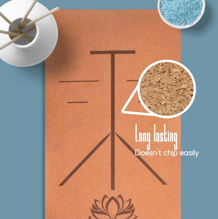 [SALE] Cork Yoga Mat (Category: Exercise Mats) located in Manila. Submitted by homeappliances.ph (Listing ID 1091103804, Image 2). Description: Get both designs for 2,500!! Features: Excellent grip even when wet Less water retention Less residual sweat smell with antibacterial cork layer Yoga Material: High-density Cork layer + Recycled Rubber Base Includes FREE nylon yoga strap Available at wholesale price, PM for more details. Mat size: 183 cm 