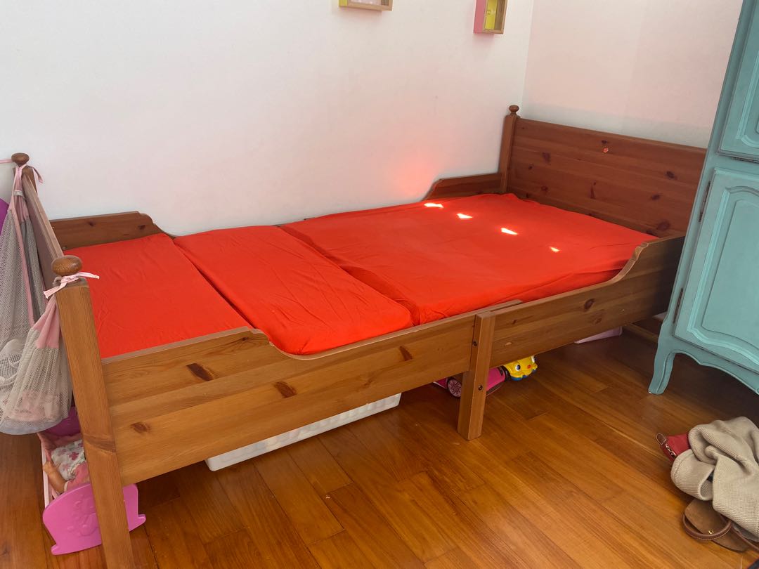 Ikea Leksvik extendable Bed Furniture Home Living Furniture