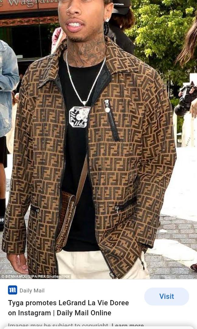 FENDI ZUCCA MONOGRAM REVERSIBLE JACKET Men s Fashion Coats