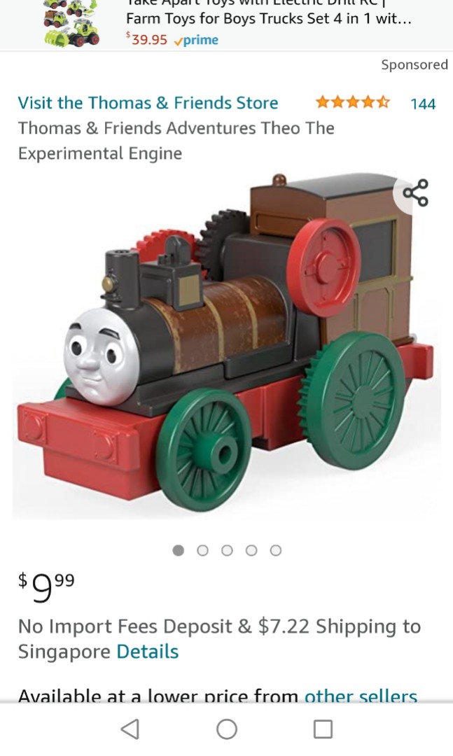 Thomas and shop friends theo trackmaster
