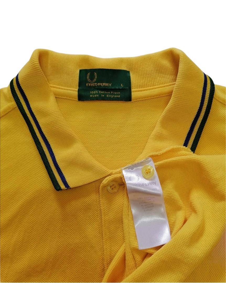 Fred Perry Brazil polo in yellow