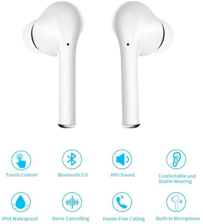 Bytech Bluetooth True Wireless Earbuds 47 OFF