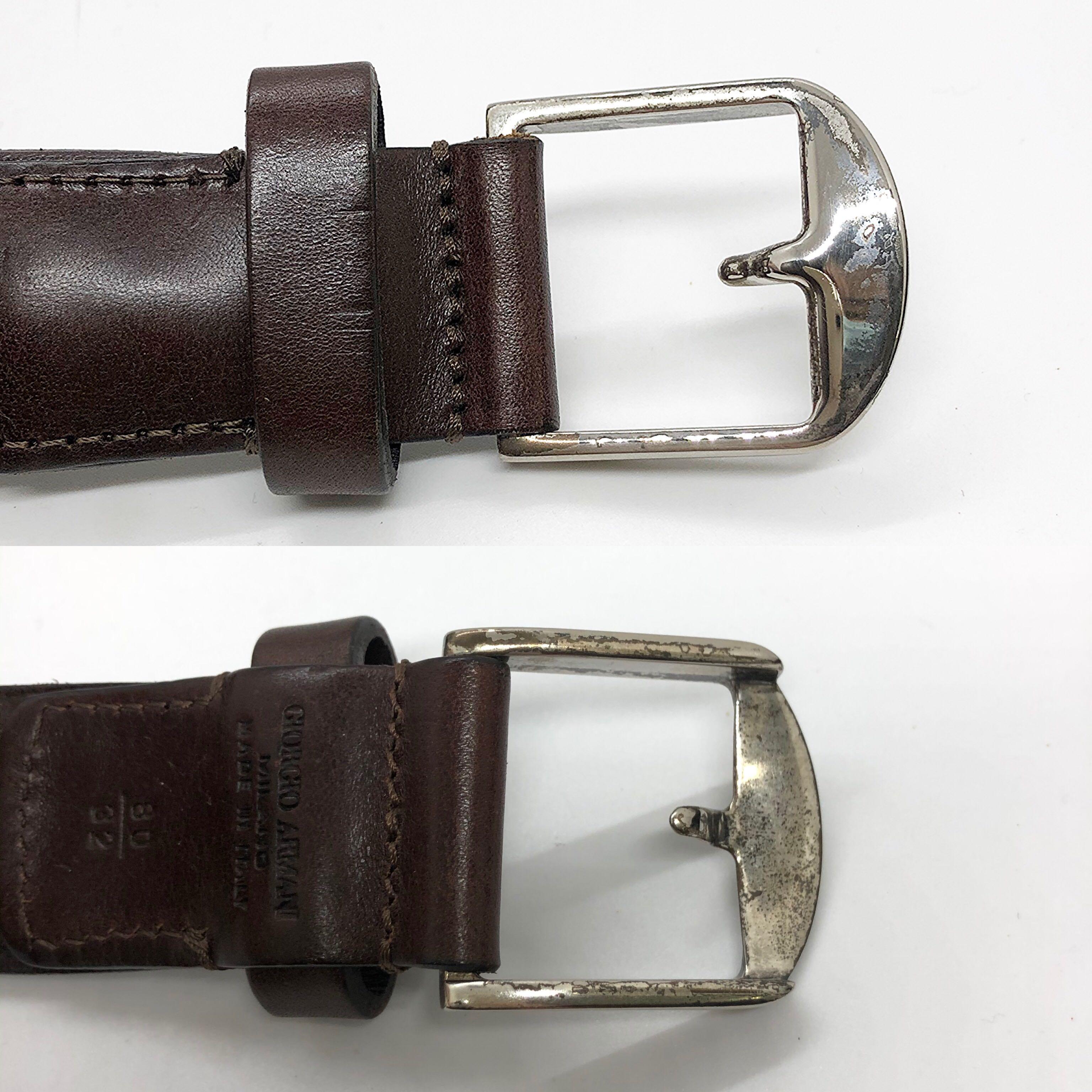 GIORGIO ARMANI LADIES BROWN BELT 217010321