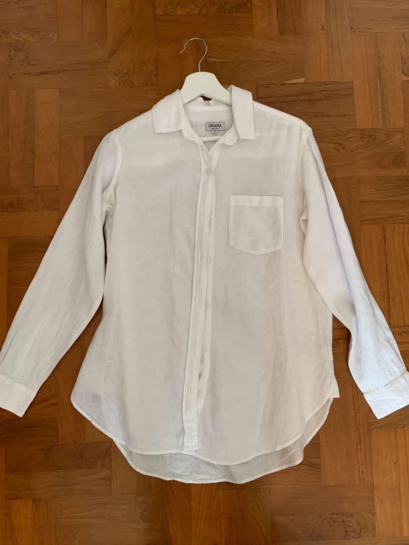 Grana linen boyfriend shirt online