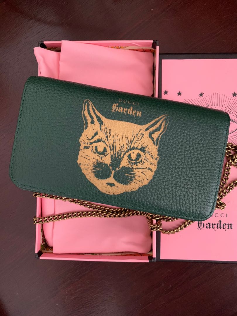 Gucci garden cat new arrivals bag
