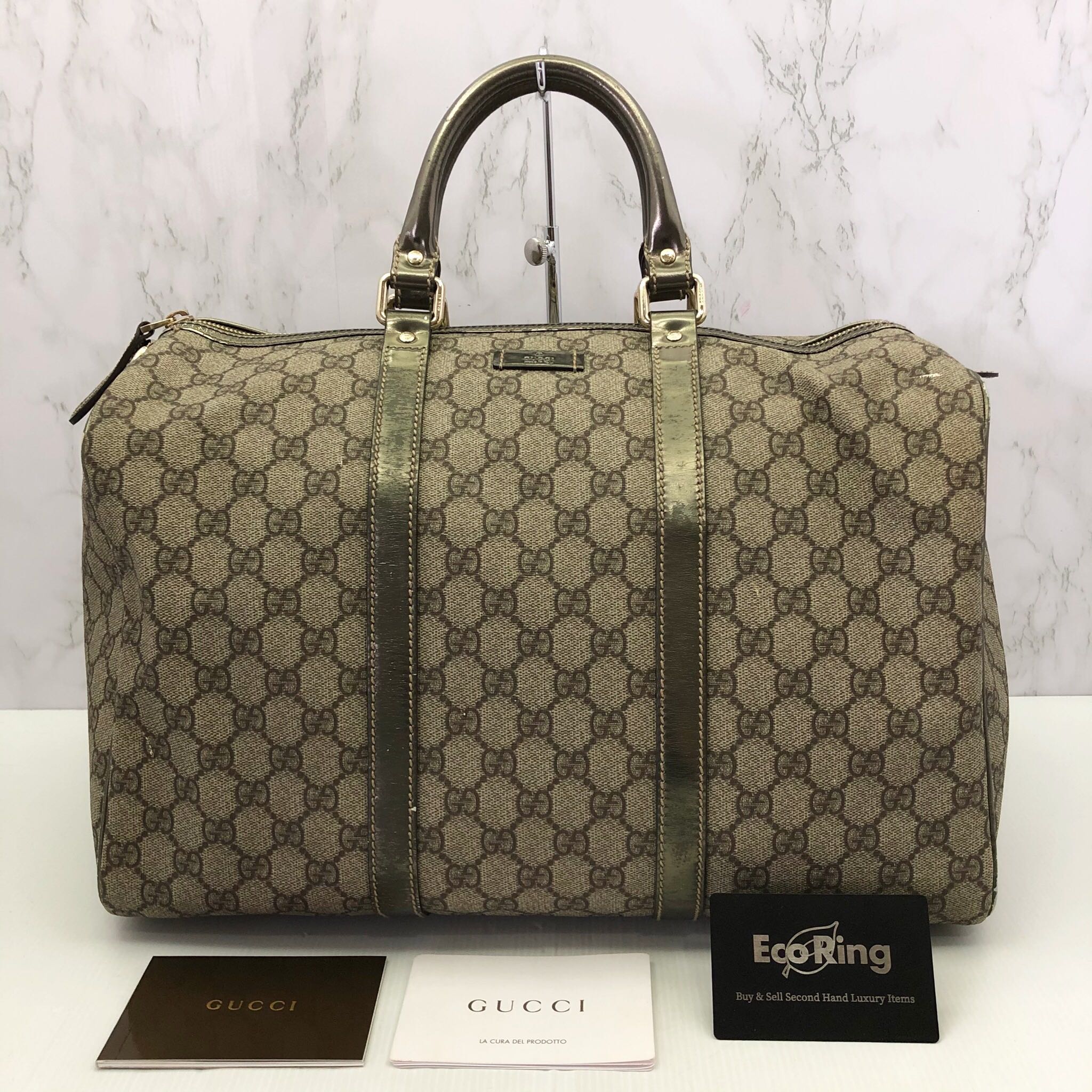GUCCI GG 193602 CANVAS TOTE BAG 217010033 ,, Luxury, Bags 