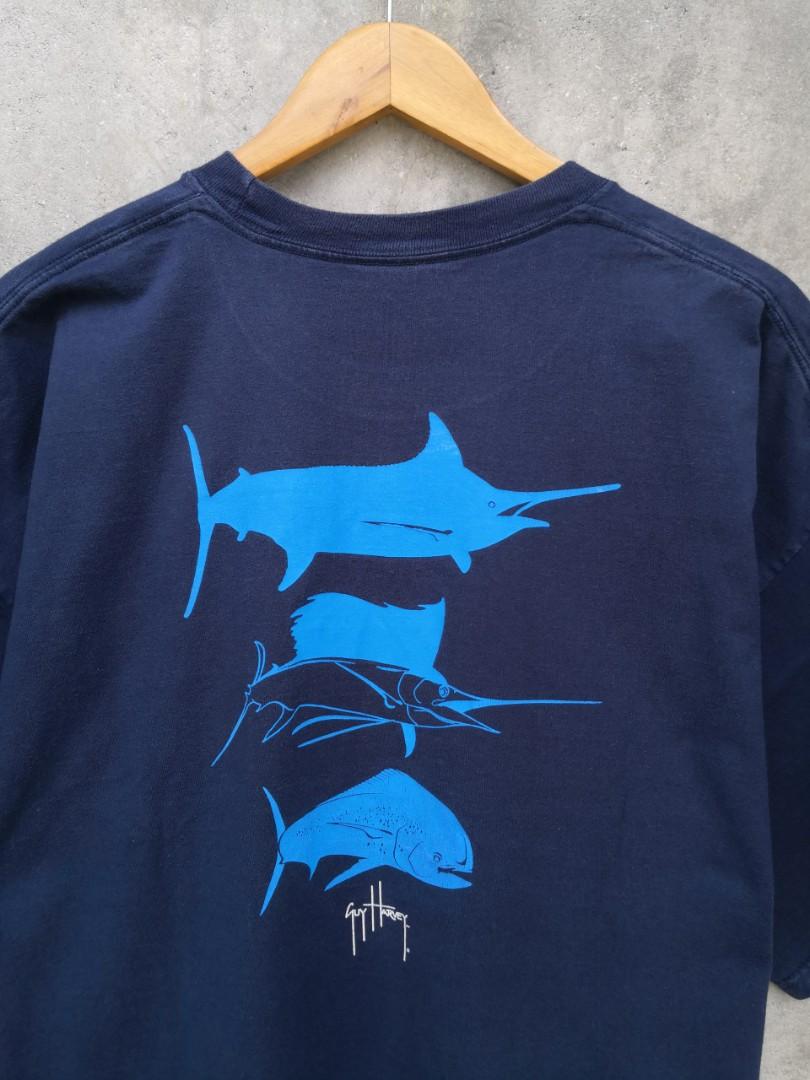 Guy Harvey Pocket Tee, Fesyen Pria 