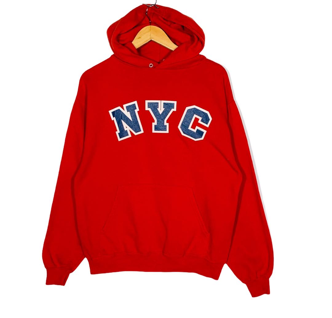 Hoodies nyc vintage, Men's Fashion, Tops & Sets, Hoodies on Carousell