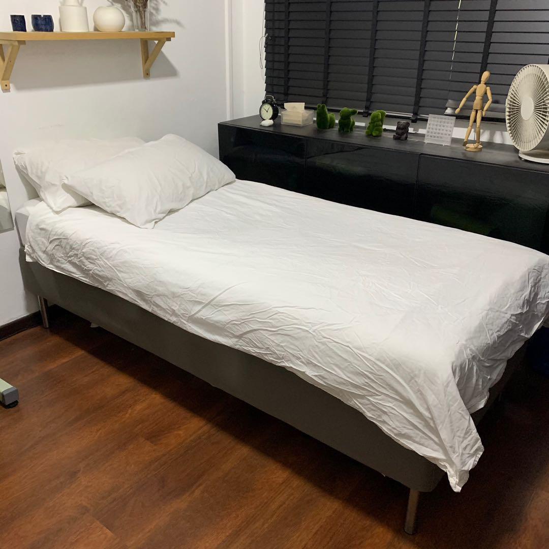 IKEA Bed Frame ESPEVAR (incl. legs), Furniture & Home Living, Furniture, Bed Frames & Mattresses