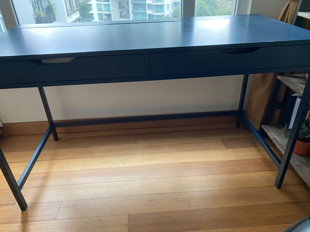 QUICK SELL IKEA office desk with drawers ALEX Navy