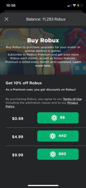 How Much Robux Is Worth $10