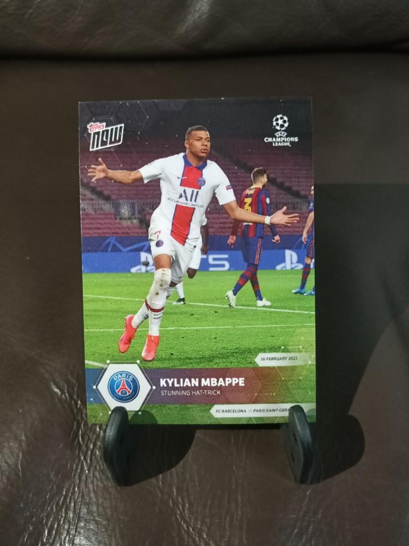 Kylian Mbappe Topps Now Champions League Stunning Hat-Trick IN HAND 