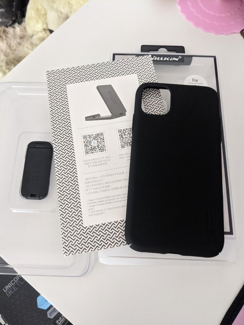 Iphone 11 cases bundle (Category: Cases & Sleeves) located in Manila. Submitted by cbczscs (Listing ID 1091142509, Image 3). Description: nilkin frosted shield case - new casepro red - slightly used casepro black- slightly used last price posted.