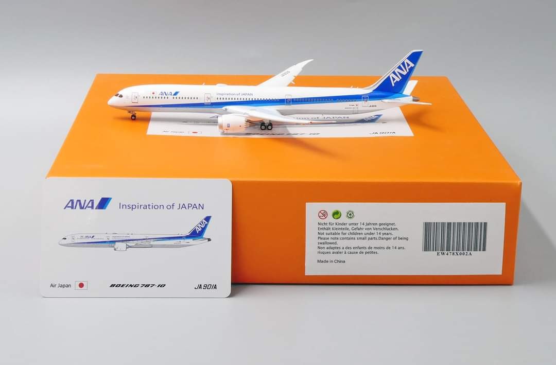 JC Wings 1:400 ANA 787-10 JA901A 合金飛機模型香港旺角飛機模型店 