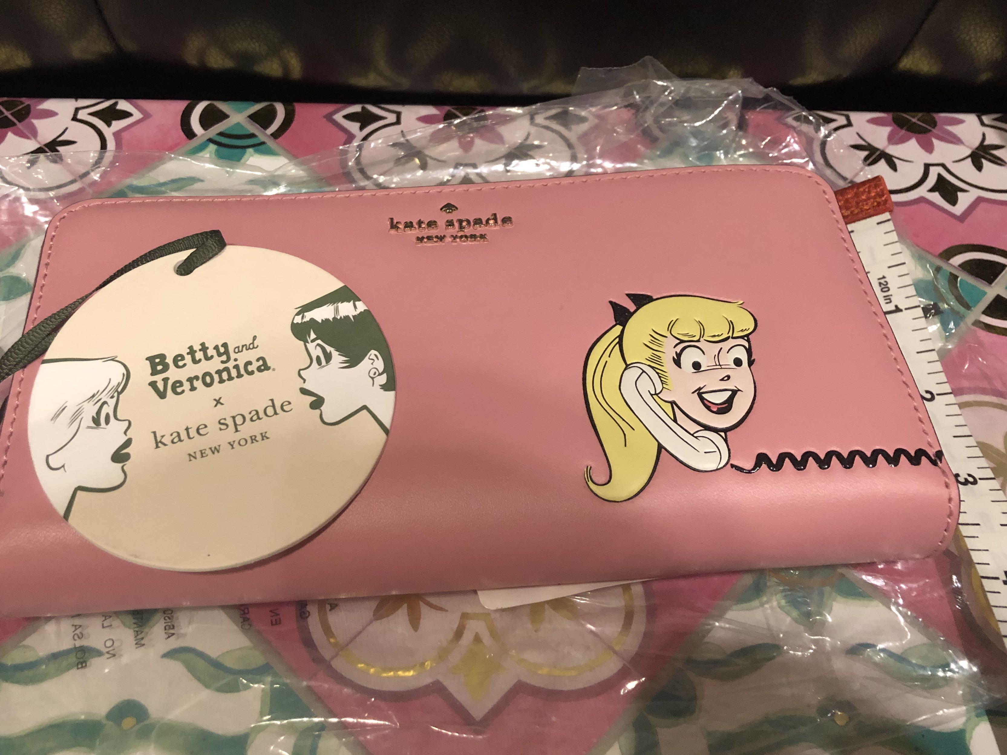 Kate Spade x Archie Comics' Betty and Veronica Wallet, Luxury, Bags &  Wallets on Carousell