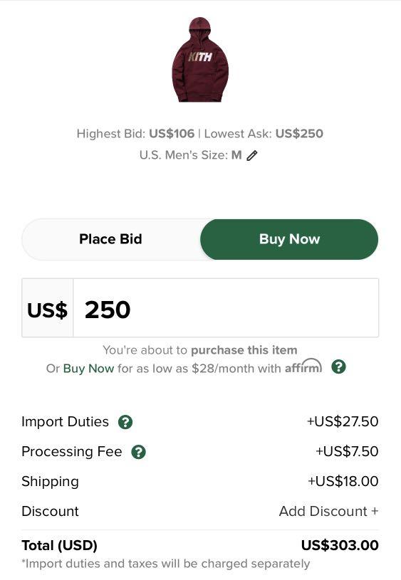 Kith team on sale williams hoodie