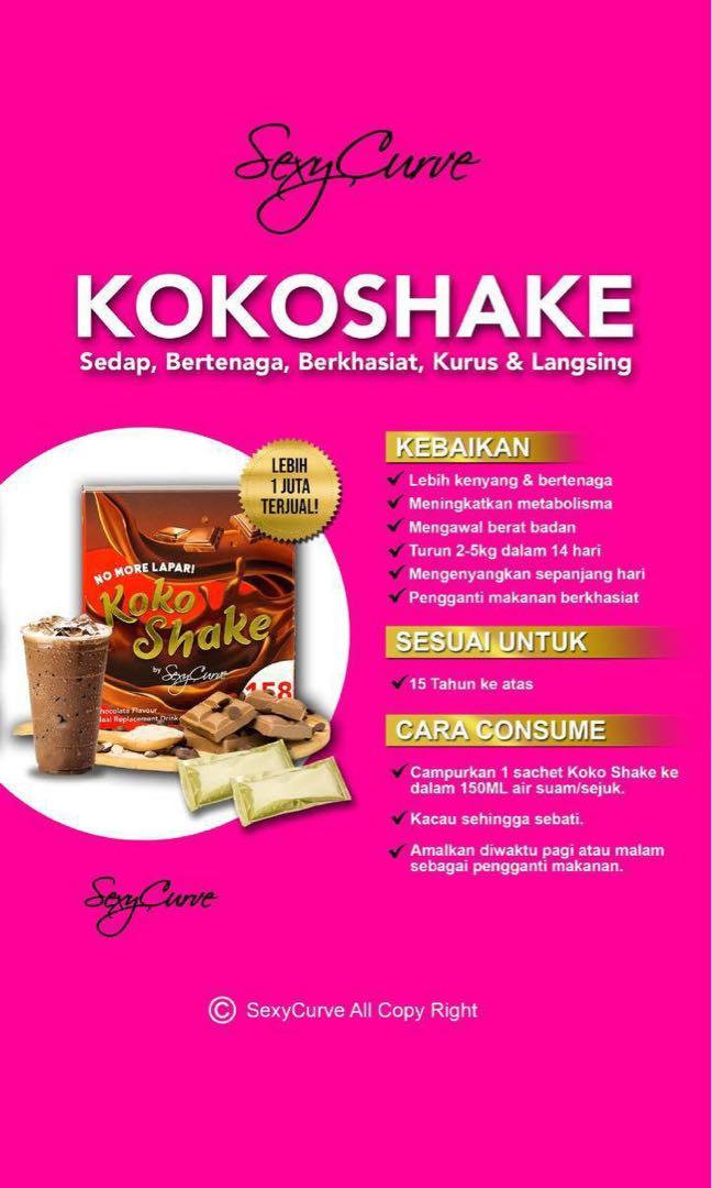 Koko Shake By Sexycurve Food Drinks Other Food Drinks On Carousell