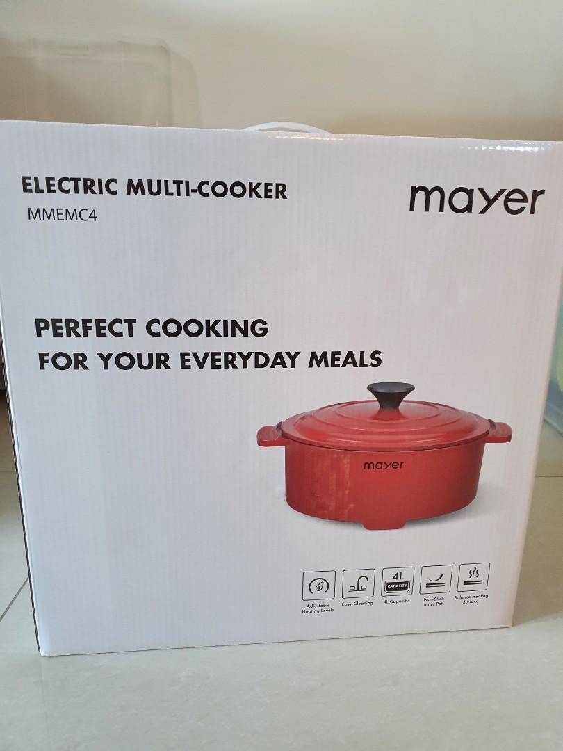 Mayer Electric Multi Cooker 4l TV Home Appliances Kitchen Appliances Cookers on Carousell
