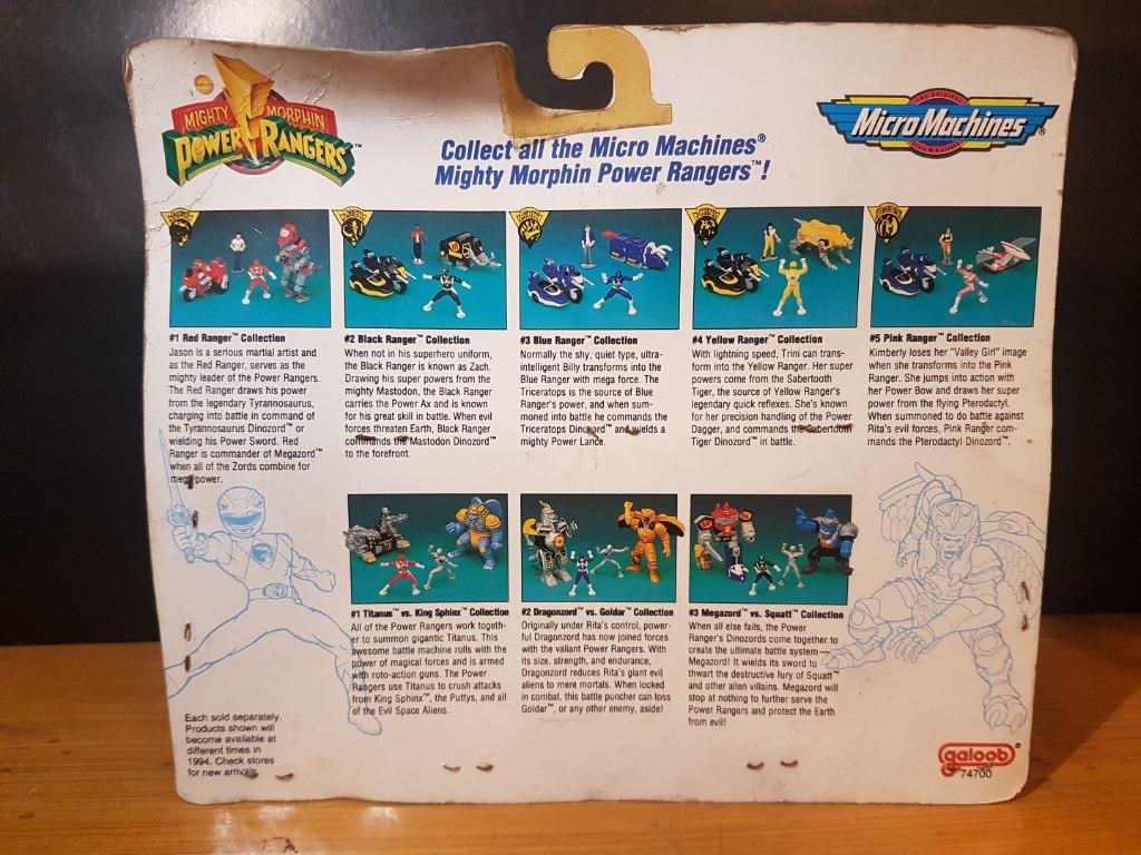 Micro Machines: Power Rangers #5 Pink Ranger (Category: Action & Battle Toys) located in Pasay City. Submitted by mik39021 (Listing ID 1091131863, Image 2). Description: Micro Machines: Power Rangers #5 Pink Ranger Pink Ranger, Kimberly, Pterodactyl Dinozord, Triceratops Battle Bike 1994 Condition: -Opened. -Warped Card. -Stapled Blister Packaging. Payment Options: G-Cash BPI Online Paypal (additional +6% of item price) Shipping: -Grab Express -L