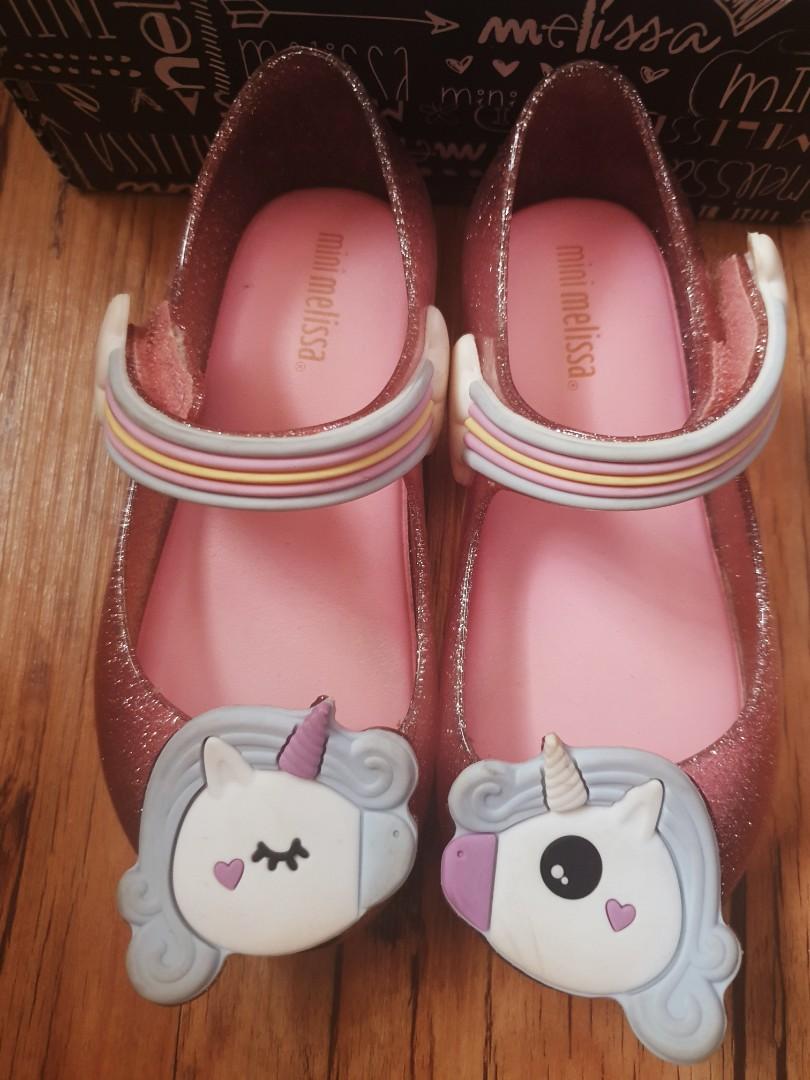 Mini melissa unicorn size hotsell 9