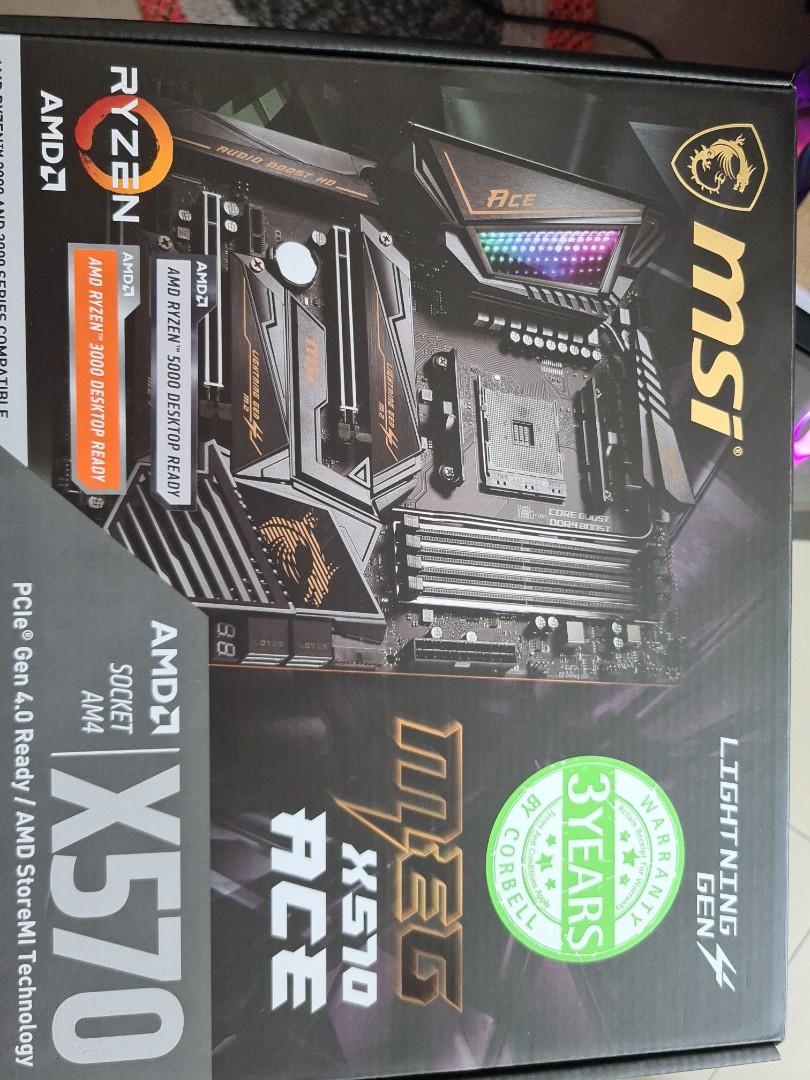Msi Meg x570 ace, Computers & Tech, Parts & Accessories, Computer Parts ...