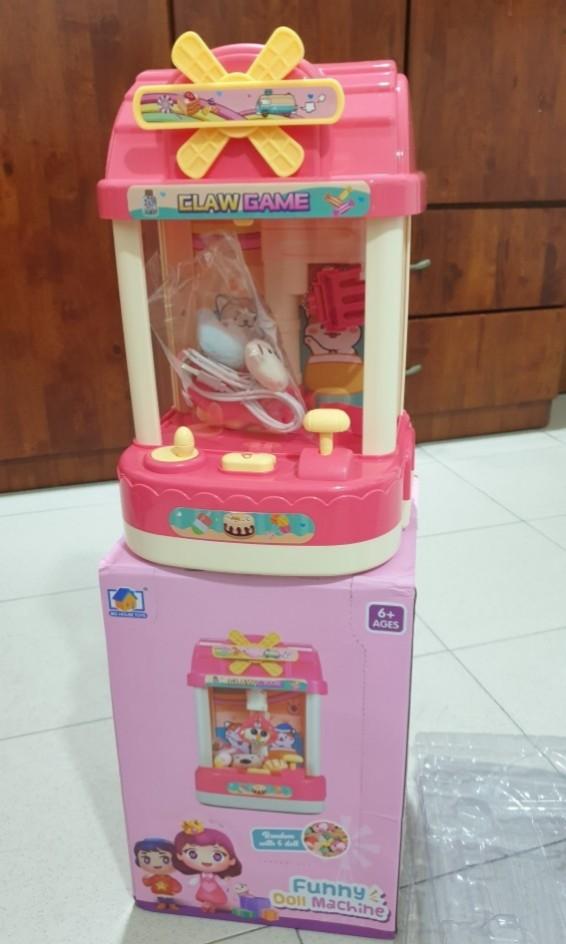 Free Post To West Malaysia Only Ready Stock Kids Mini Claw Machine Includes 1x Machine