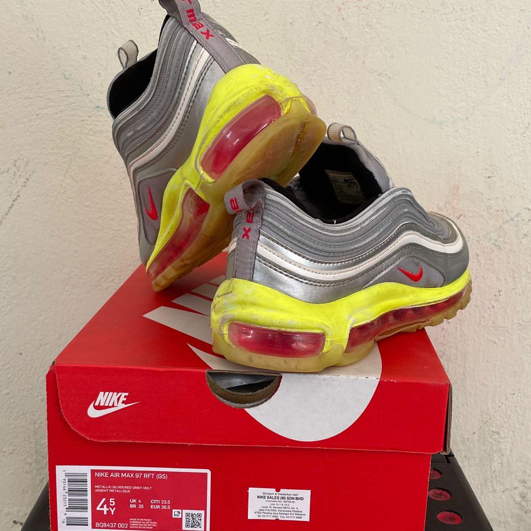 Nike Air Max 97 RFT GS Men s Fashion Footwear Sneakers on