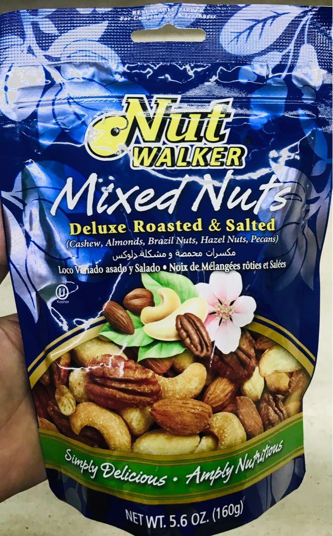Nut Walker Mixed Nuts 150g (Cashew, Almonds, Brazil Nuts, Hazel Nuts, Pecans) (Category: Packaged & Instant Food) located in Manila. Submitted by rotalie (Listing ID 1091164367, Image 1). Description: Nut Walker Mixed Nuts 160g (Cashew, Almonds, Brazil Nuts, Hazel Nuts, Pecans) #inManila #inQC #inMandaluyong #inMakati #inTaguig #inPasig #inMarikina #inCainta #inAntipolo Delivery thru Lalamove or Grab express c/o buyer from Sampaloc Manila. Paymen