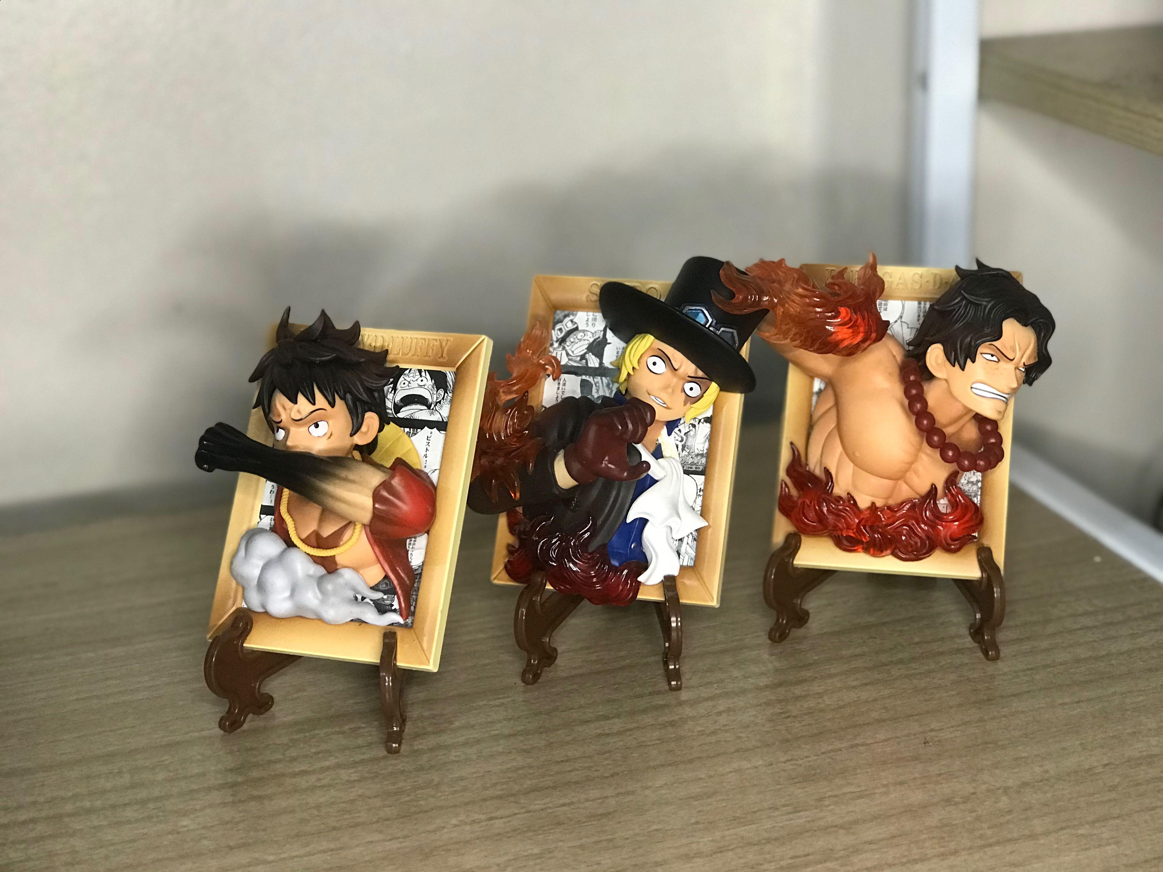 One Piece Set Luffy Sabo Ace 3d Portrait Hobbies Toys Toys Games On Carousell