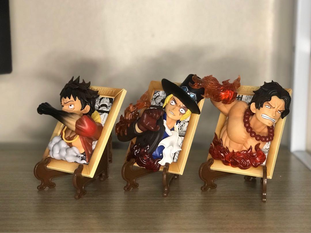 One Piece Set Luffy Sabo Ace 3d Portrait Hobbies Toys Toys Games On Carousell
