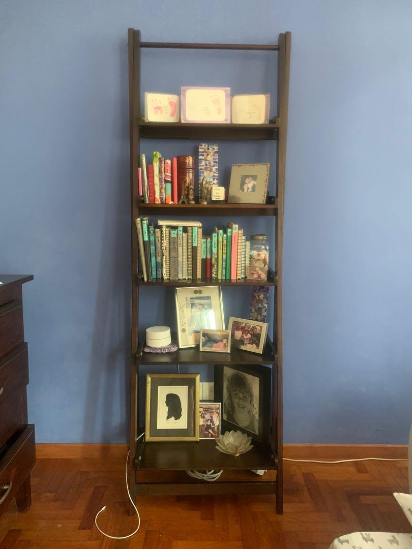 Picket and Rail shelf bookshelf, Furniture & Home Living, Furniture