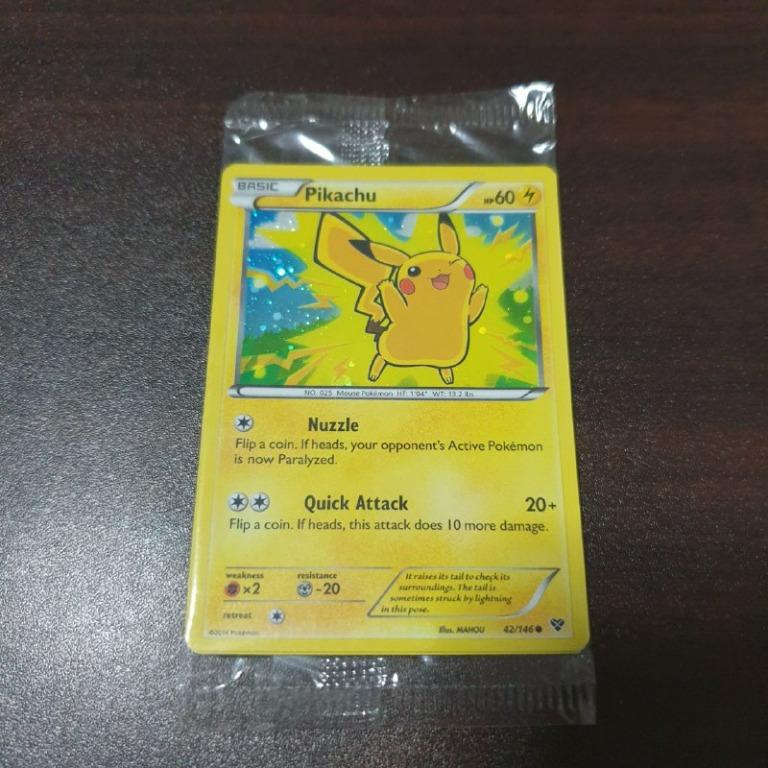 PIKACHU HOLO MOVIE PROMO SEALED RARE! POKEMON TCG CARDS, Hobbies & Toys